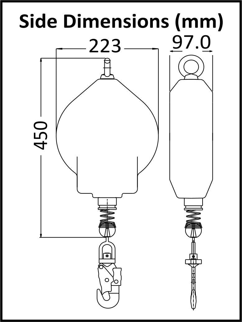 LA1030010 - KRATOS Safety Load Arrester (maxi 300 kg)