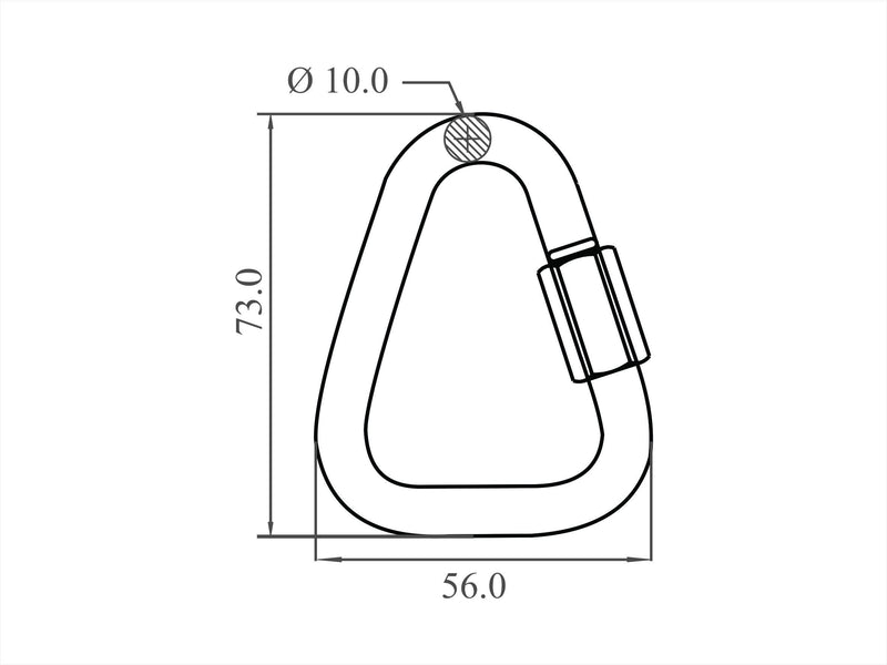 FA5040110 - KRATOS Safety Delta quick link